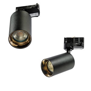 Lampa / Reflektor EIGER 3 fazowego GU10 złoty/czarny AZ4206 Azzardo
