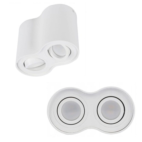 Lampa sufitowa / natynkowa BROSS 2 biały AZ0859 Azzardo