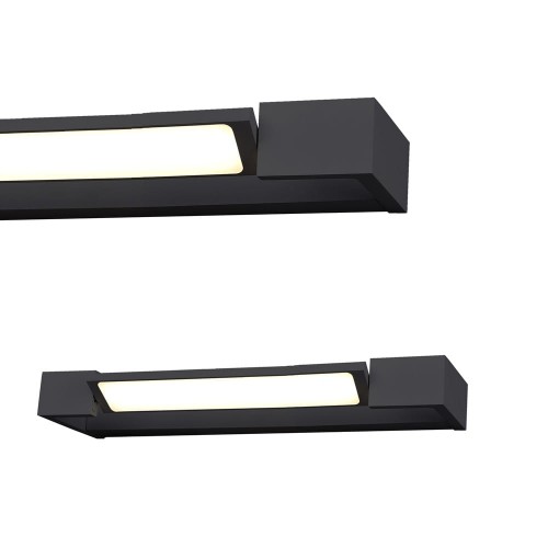 Lampa łazienkowa / Kinkiet DALI 45 czarna 3000K AZ2892 Azzardo
