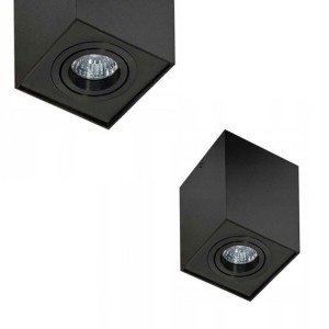 Lampa wewnętrzna / natynkowa ELOY 1 czarny / czarny AZ2137 Azzardo