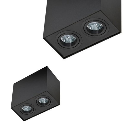 Lampa wewnętrzna / natynkowa ELOY 2 czarny AZ2138 Azzardo