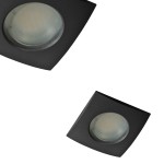 Lampa wewnętrzna / wpuszczana EZIO 1 czarna AZ0812 Azzardo