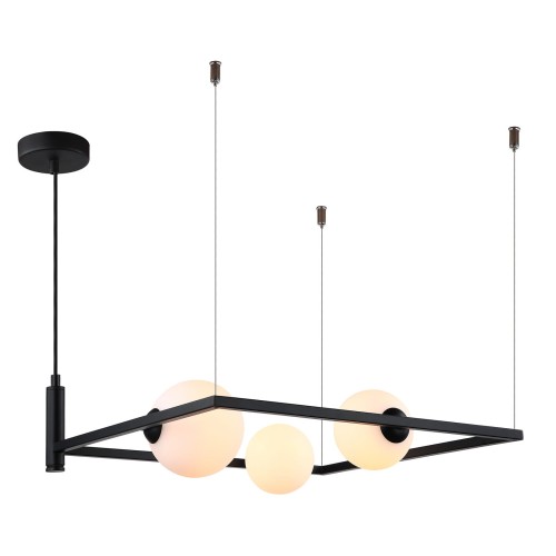 Lampa wisząca Gareth  MDM-3975/3 BK Italux
