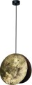 Lampa wisząca WHEEL GOLD I okrągła ze sklejki w złotym kolorze Nowodvorski