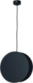 Lampa wisząca WHEEL okrągła ze sklejki w kolorze czarnym Nowodvorski
