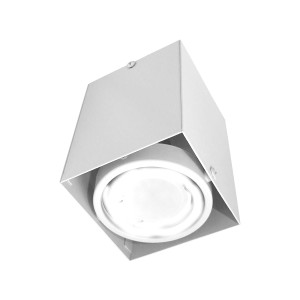 LAMPA SUFITOWA BLOCCO BIAŁA 1x7W GU10 LED | ML476 Milagro