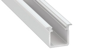 PROFIL ALUMINOWY BIAŁY TYP G 1m + KLOSZ MLECZNY EKPR8774 Eko-Light