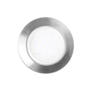 OCZKA OKRĄGŁE GU10 1X5W LED CHROM | EKZ2563 Milagro