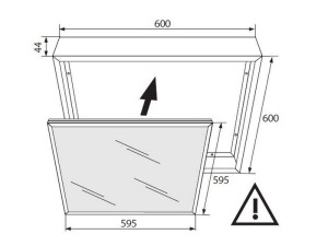 RAMKA 600X600 DO PANELU LED EKP6196 Eko-Light