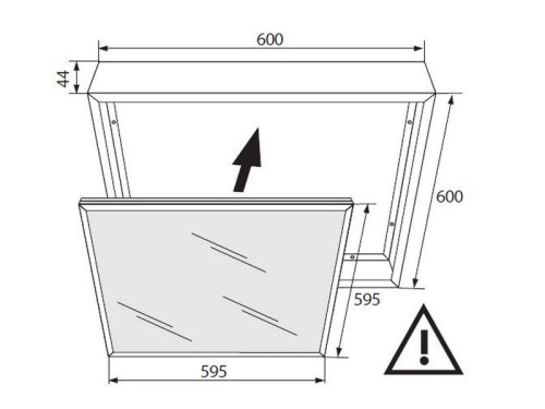 RAMKA 600X600 DO PANELU LED EKP6196 Eko-Light