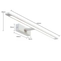 Kinkiet ścienny Isla duży 4000K 1xLED biały IP44 GS-LWB-20W WH GS-LWB-20W WH Light Prestige