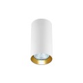 Spot tuba MANACOR biało-złota 6x13cm GU10 LIGHT PRESTIGE