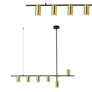 Lampa wisząca ARIZONA 6 pozioma z sześcioma tubkami na GU10  Light Prestige