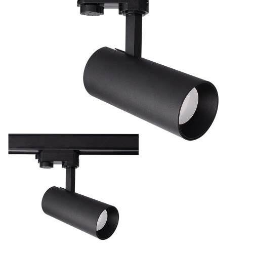 Reflekotr ICE czarny na szynoprzewód 3-fazowy Light Prestige