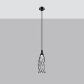 Lampa wisząca SUBA 1 czarna E27 1x15W IP20 SL.1165 SOLLUX