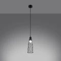Lampa wisząca SUBA 1 czarna E27 1x15W IP20 SL.1165 SOLLUX