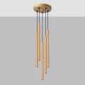 Lampa wisząca PASTELO 5P złota G9 5x8W IP20 SL.1174 SOLLUX