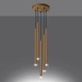 Lampa wisząca PASTELO 5P złota G9 5x8W IP20 SL.1174 SOLLUX