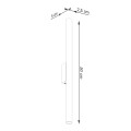 Kinkiet PASTELO 2 biały G9 2x8W IP20 SL.1177 SOLLUX
