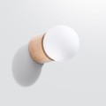 Kinkiet BOOMO naturalne drewno G9 1x8W IP20 SL.1192 SOLLUX
