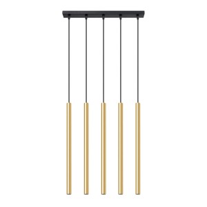 Lampa Wisząca PASTELO 5L złoty połysk G9 5x8W IP20 SL.1198 SOLLUX