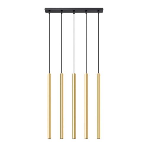 Lampa Wisząca PASTELO 5L złoty połysk G9 5x8W IP20 SL.1198 SOLLUX