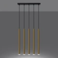 Lampa Wisząca PASTELO 5L złoty połysk G9 5x8W IP20 SL.1198 SOLLUX