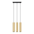 Lampa Wisząca LAGOS 3 złoty połysk GU10 3x10W IP20 SL.1201 SOLLUX
