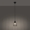 Lampa wisząca LEYO czarny E27 1x15W IP20 SL.1205 SOLLUX
