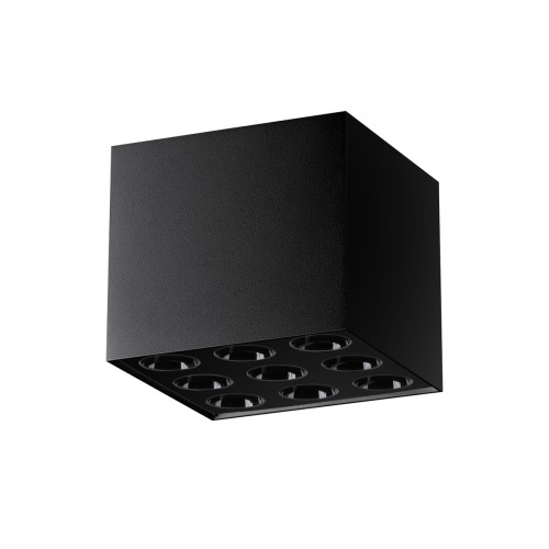 Plafon OZZY czarny 4000K LED 9x16W IP20 SL.1211 SOLLUX