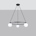 Żyrandol YOLI 3 czarny G9 3x8W IP20 SL.1213 SOLLUX