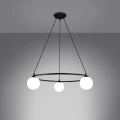 Żyrandol YOLI 3 czarny G9 3x8W IP20 SL.1213 SOLLUX