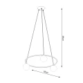 Żyrandol YOLI 3 czarny G9 3x8W IP20 SL.1213 SOLLUX