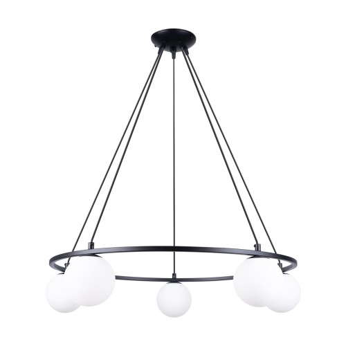 Żyrandol YOLI 5 czarny G9 5x8W IP20 SL.1214 SOLLUX