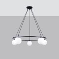 Żyrandol YOLI 5 czarny G9 5x8W IP20 SL.1214 SOLLUX