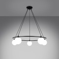 Żyrandol YOLI 5 czarny G9 5x8W IP20 SL.1214 SOLLUX