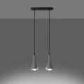 Lampa wisząca REA 2 beton E14 2x12W IP20 SL.1224 SOLLUX