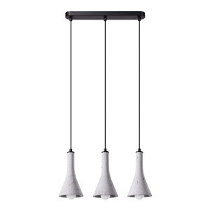 Lampa wisząca REA 3L beton E14 3x12W IP20 SL.1225 SOLLUX
