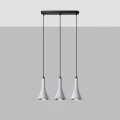 Lampa wisząca REA 3L beton E14 3x12W IP20 SL.1225 SOLLUX