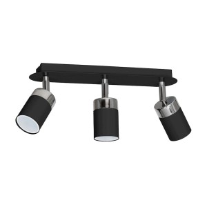 Lampa sufitowa JOKER BLACK 3xGU10 | MLP912 Milagro