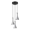 Lampa wisząca REA 3P beton E14 3x12W IP20 SL.1226 SOLLUX