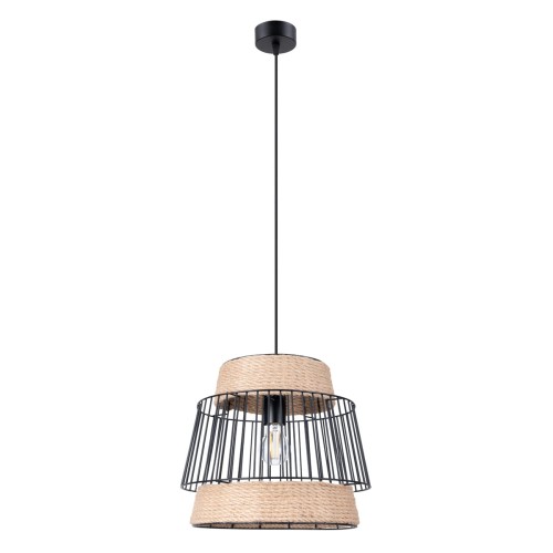 Lampa wisząca BRILO czarny E27 1x15W IP20 SL.1253 SOLLUX