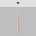 Lampa wisząca PASTELO 1 drewno G9 1x8W IP20 SL.1266 SOLLUX