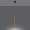Lampa wisząca PASTELO 1 drewno G9 1x8W IP20 SL.1266 SOLLUX