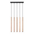 Lampa wisząca PASTELO 5L drewno G9 5x8W IP20 SL.1269 SOLLUX