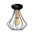 Lampa sufitowa WILL BLACK 1xE27 | MLP4189 Milagro