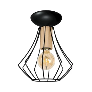 Lampa sufitowa WILL BLACK 1xE27 | MLP4189 Milagro