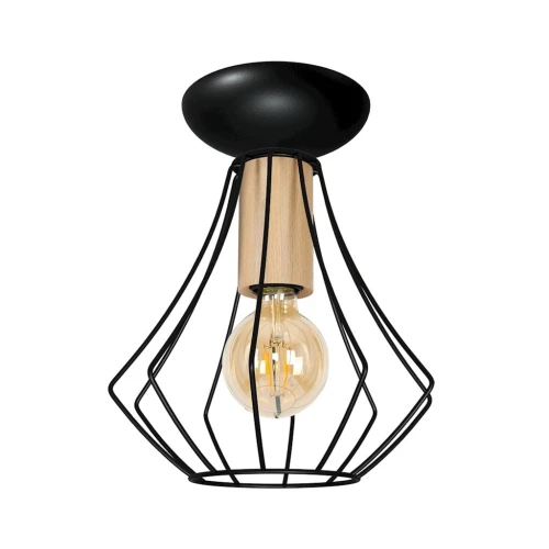 Lampa sufitowa WILL BLACK 1xE27 | MLP4189 Milagro