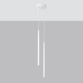 Lampa wisząca PASTELO 2 biała G9 2x8W IP20 SL.1303 SOLLUX