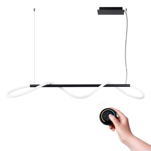 Lampa wisząca GALAKSE 148 czarna 2700-6500K LED 1x20W IP20 TH.280 SOLLUX